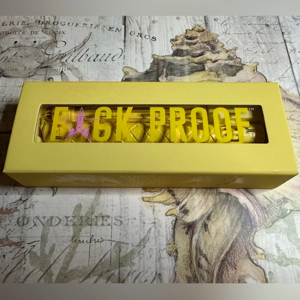 Jeffree Star F PROOF Banana Fetish Mascara New in Box Yellow